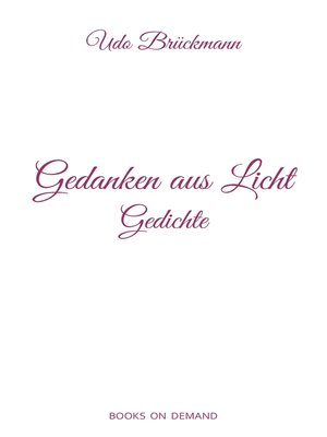 cover image of Gedanken aus Licht